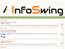 Tablet Screenshot of infoswing.com